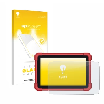 Face avant d’un emballage produit avec le logo de la marque upscreen. À côté, l’appareil Launch X-431 Euro Turbo II est représ