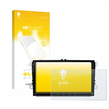 Face avant d’un emballage produit avec le logo de la marque upscreen. À côté, l’appareil Eonon 53 SE est représenté avec la pr