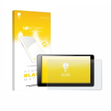 Face avant d’un emballage produit avec le logo de la marque upscreen. À côté, l’appareil Pioneer SPH-EVO950DAB est représenté 