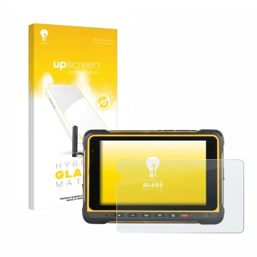 Face avant d’un emballage produit avec le logo de la marque upscreen. À côté, l’appareil AIR3 7.3 est représenté avec la prote