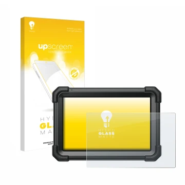 Face avant d’un emballage produit avec le logo de la marque upscreen. À côté, l’appareil Launch X-431 Pro3 Apex est représenté