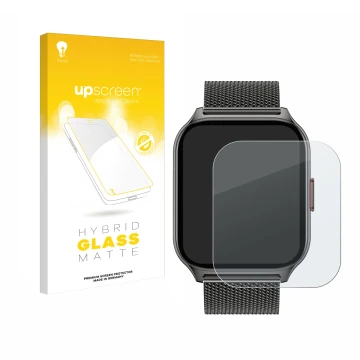 Face avant d’un emballage produit avec le logo de la marque upscreen. À côté, l’appareil Popglory P95 2