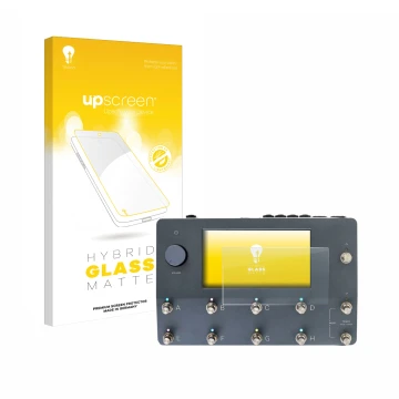 Face avant d’un emballage produit avec le logo de la marque upscreen. À côté, l’appareil Neural DSP Quad Cortex est représenté