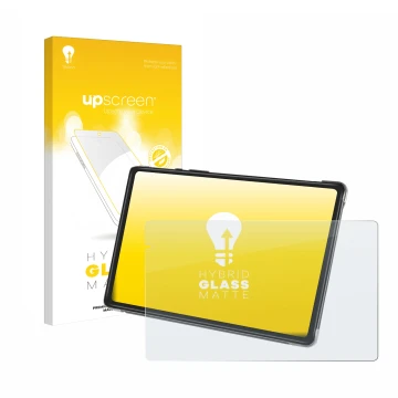 Face avant d’un emballage produit avec le logo de la marque upscreen. À côté, l’appareil Yestel T13 est représenté avec la pro