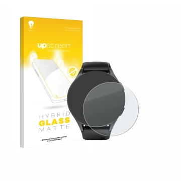 Face avant d’un emballage produit avec le logo de la marque upscreen. À côté, l’appareil Hama 8900 (42 mm) est représenté avec