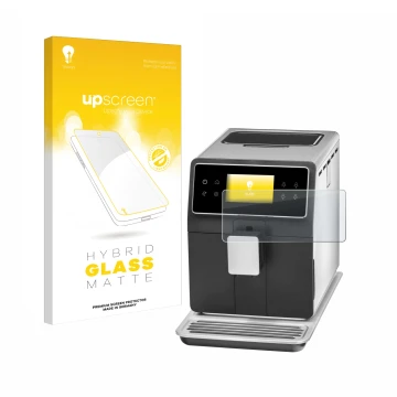 Face avant d’un emballage produit avec le logo de la marque upscreen. À côté, l’appareil WMF Perfection 840L est représenté av