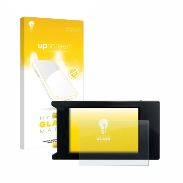 Face avant d’un emballage produit avec le logo de la marque upscreen. À côté, l’appareil LiteVNA 64 est représenté avec la pro