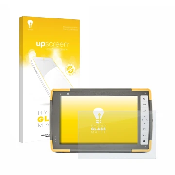 Face avant d’un emballage produit avec le logo de la marque upscreen. À côté, l’appareil Topcon FC-6000 est représenté avec la