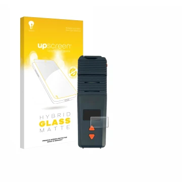 Face avant d’un emballage produit avec le logo de la marque upscreen. À côté, l’appareil Storz & Bickel Venty Vaporizer est re