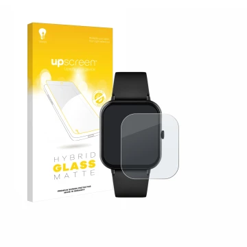 Face avant d’un emballage produit avec le logo de la marque upscreen. À côté, l’appareil Reflex Active Series 17 est représent