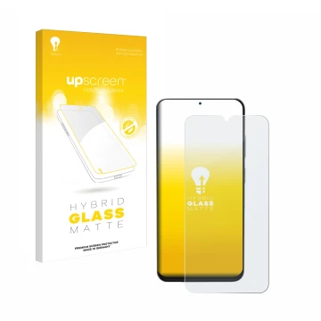 Face avant d’un emballage produit avec le logo de la marque upscreen. À côté, l’appareil Doogee N55 Pro est représenté avec la