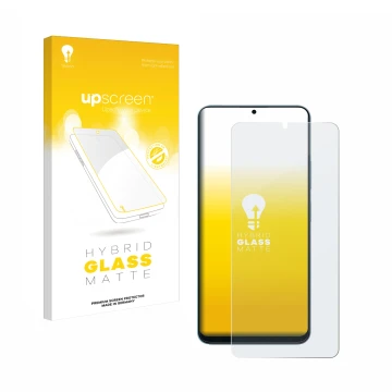 Face avant d’un emballage produit avec le logo de la marque upscreen. À côté, l’appareil Oscal Modern 8 est représenté avec la