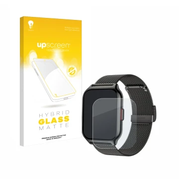Face avant d’un emballage produit avec le logo de la marque upscreen. À côté, l’appareil Narcid P95 2