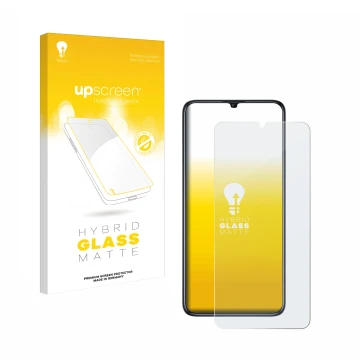 Face avant d’un emballage produit avec le logo de la marque upscreen. À côté, l’appareil Oukitel C51 est représenté avec la pr