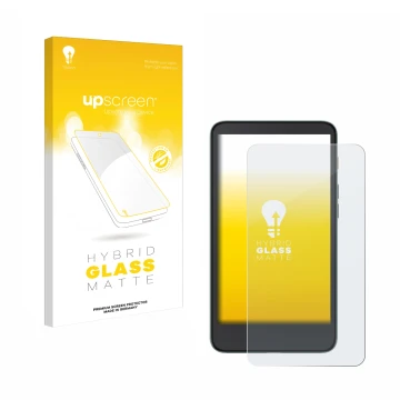 Face avant d’un emballage produit avec le logo de la marque upscreen. À côté, l’appareil Xiaomi Moaan InkPalm 5 est représenté