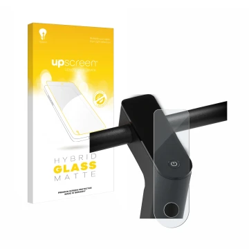 Face avant d’un emballage produit avec le logo de la marque upscreen. À côté, l’appareil Xiaomi Mi 4 Pro (2e Gen.) est représe