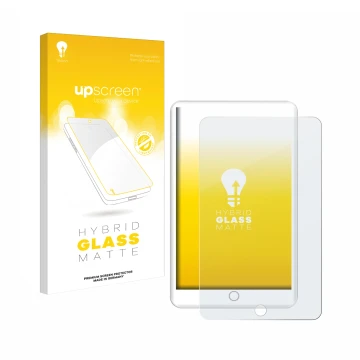 Face avant d’un emballage produit avec le logo de la marque upscreen. À côté, l’appareil Mechen H1 est représenté avec la prot