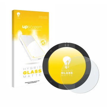 Face avant d’un emballage produit avec le logo de la marque upscreen. À côté, l’appareil Beeline Moto II est représenté avec l