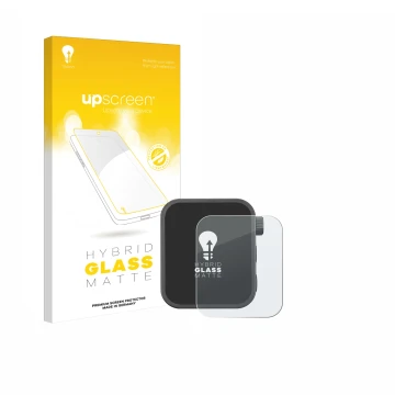 Face avant d’un emballage produit avec le logo de la marque upscreen. À côté, l’appareil Godox X3 est représenté avec la prote