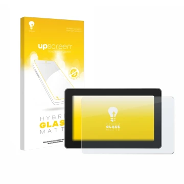 Face avant d’un emballage produit avec le logo de la marque upscreen. À côté, l’appareil SmallHD Indie 5 est représenté avec l