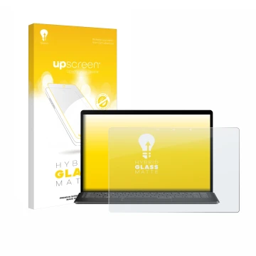 Face avant d’un emballage produit avec le logo de la marque upscreen. À côté, l’appareil Minisforum V3 3-in-1 est représenté a