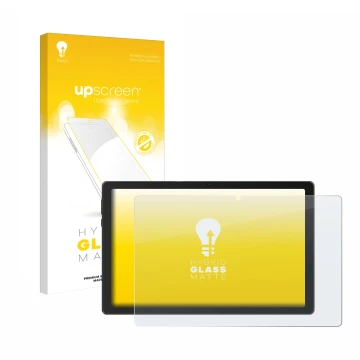 Face avant d’un emballage produit avec le logo de la marque upscreen. À côté, l’appareil HotLight HOTC101 10