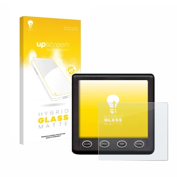 Face avant d’un emballage produit avec le logo de la marque upscreen. À côté, l’appareil Nasa Marine Instruments Clipper Duet 