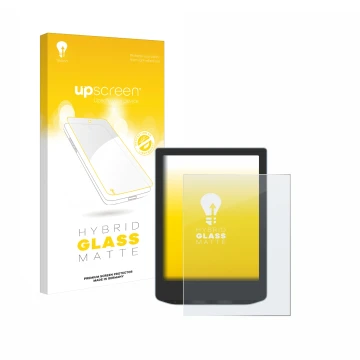 Face avant d’un emballage produit avec le logo de la marque upscreen. À côté, l’appareil Vivlio Light HD Color est représenté 