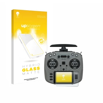 Face avant d’un emballage produit avec le logo de la marque upscreen. À côté, l’appareil Jumper T15 est représenté avec la pro