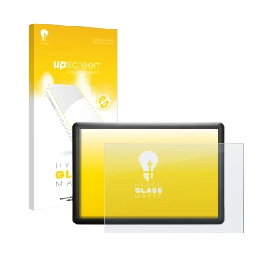 Face avant d’un emballage produit avec le logo de la marque upscreen. À côté, l’appareil Wacom One S CTL-472-S est représenté 