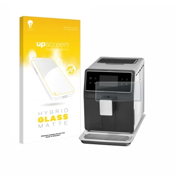 Face avant d’un emballage produit avec le logo de la marque upscreen. À côté, l’appareil WMF Perfection 880L est représenté av