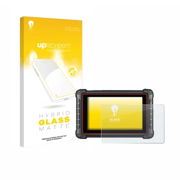 Face avant d’un emballage produit avec le logo de la marque upscreen. À côté, l’appareil Autel MK900BT est représenté avec la 