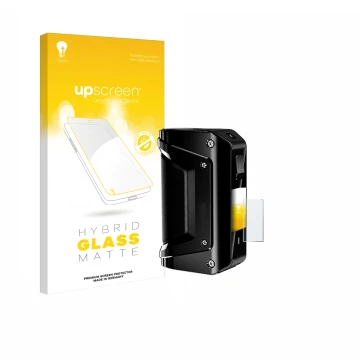 Face avant d’un emballage produit avec le logo de la marque upscreen. À côté, l’appareil geekvape Aegis 3 est représenté avec 