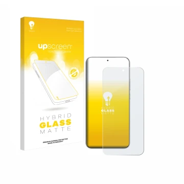 Face avant d’un emballage produit avec le logo de la marque upscreen. À côté, l’appareil Honor Magic 7 est représenté avec la 