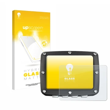 Face avant d’un emballage produit avec le logo de la marque upscreen. À côté, l’appareil Ratio iX3M 2 Pro est représenté avec 