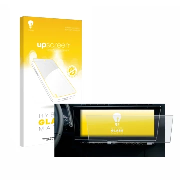 Face avant d’un emballage produit avec le logo de la marque upscreen. À côté, l’appareil DS 7 Facelift (2024) est représenté a