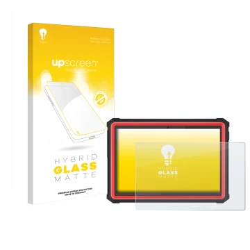 Face avant d’un emballage produit avec le logo de la marque upscreen. À côté, l’appareil Launch X-431 PRO3S+ Elite est représe