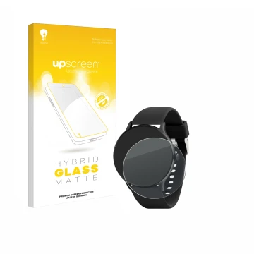 Face avant d’un emballage produit avec le logo de la marque upscreen. À côté, l’appareil Reflex Active Series 22 est représent