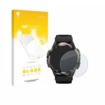 Face avant d’un emballage produit avec le logo de la marque upscreen. À côté, l’appareil Kospet Tank T3 Ultra 2 est représenté