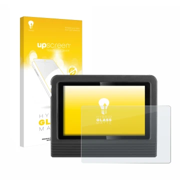 Face avant d’un emballage produit avec le logo de la marque upscreen. À côté, l’appareil Launch X-431 V+ 5.0 Pro3S est représe