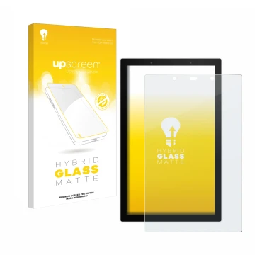 Face avant d’un emballage produit avec le logo de la marque upscreen. À côté, l’appareil SONOFF NSPanel Pro 120 est représenté
