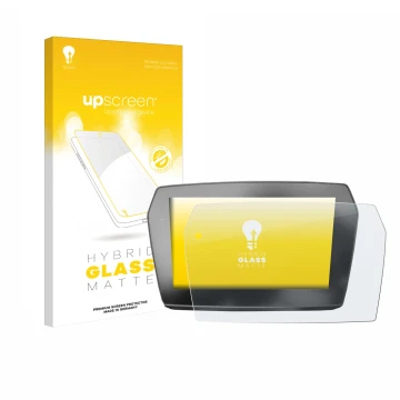 Face avant d’un emballage produit avec le logo de la marque upscreen. À côté, l’appareil Voge 525DSX 2025 est représenté avec 