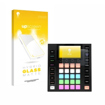 Face avant d’un emballage produit avec le logo de la marque upscreen. À côté, l’appareil Wolfmix W1 MK2 est représenté avec la