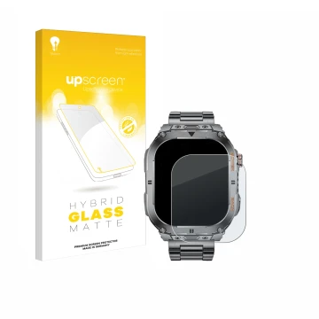 Face avant d’un emballage produit avec le logo de la marque upscreen. À côté, l’appareil Esfoe ZC-EF9-A 2.13