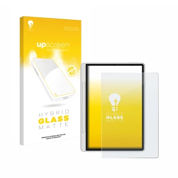 Face avant d’un emballage produit avec le logo de la marque upscreen. À côté, l’appareil XP-Pen Magic Note Pad est représenté 