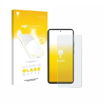 Face avant d’un emballage produit avec le logo de la marque upscreen. À côté, l’appareil Oppo Reno 13 Pro est représenté avec 