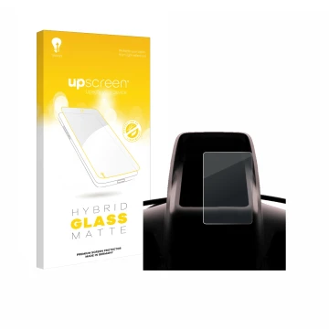 Face avant d’un emballage produit avec le logo de la marque upscreen. À côté, l’appareil Segway GT3 D est représenté avec la p