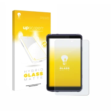 Face avant d’un emballage produit avec le logo de la marque upscreen. À côté, l’appareil CHCNAV LT800 est représenté avec la p