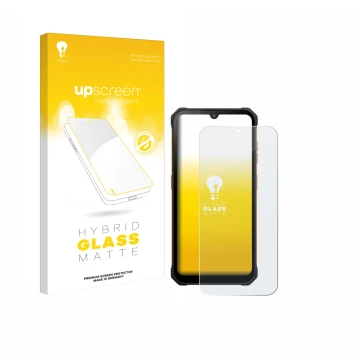 Face avant d’un emballage produit avec le logo de la marque upscreen. À côté, l’appareil Hammer Iron Va est représenté avec la