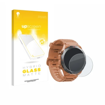 Face avant d’un emballage produit avec le logo de la marque upscreen. À côté, l’appareil Qecnato S10 1.39